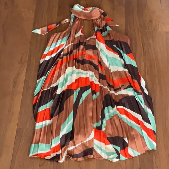 Hutch Halter Pleated Swing Dress-Small-NWT - Picture 5 of 5